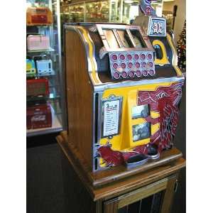  Mills Five Cent Lions Head Slot Machine Toys & Games