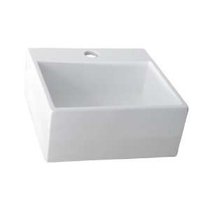  Barclay Products Mini Nova White Above Counter Sink