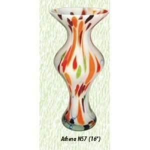  Athena Vase Hand Blown Modern Glass Vase