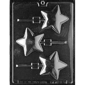  ROUNDED STAR LOLLY Miscellaneous Candy Mold Chocolate 