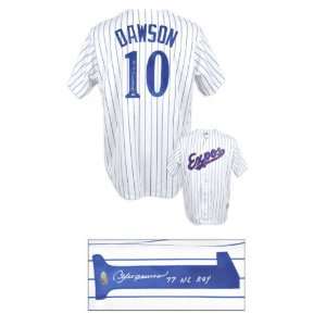  Andre Dawson Autographed Jersey  Details Montreal Expos 
