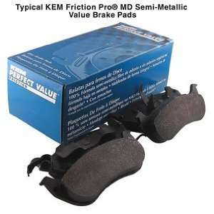  Kemparts/Friction Pro MD705 Front Semi Metallic Pads Automotive