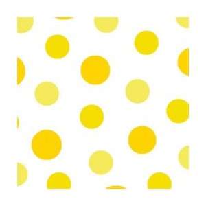  Spot Yellow Polka Dot Lunch Napkins