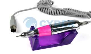 Pro Electric Nail Art Drill File Improved Overheat Vibration Manicure 