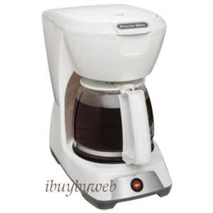 Proctor Silex 43601 12 Cup Coffeemaker Coffee Pot White  