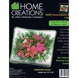   and Lilies Pillow   Needlepoint Kit Arts, Crafts & Sewing
