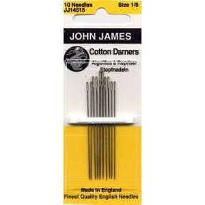  9887 NT John James Cotton Darners Needles, Assorted Sizes 