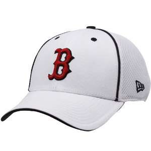  New Era Boston Red Sox White Neo 39THIRTY Stretch Fit Hat 