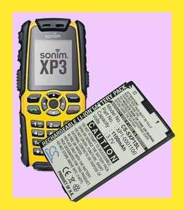 Battery for Socketmobile Sonim XP3 Quest Enduro XP1 0001100  