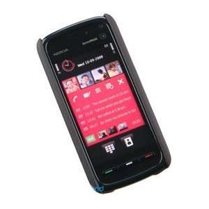  Nokia 5800 Xpress Music Black Rubber Feel Hard Case Cover 