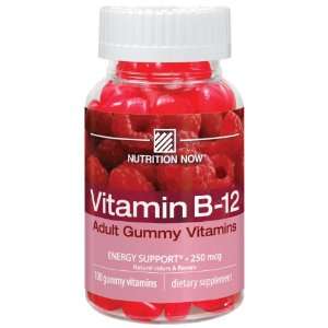  Nutrition Now Dietary Supplements Vitamin B 12, Raspeberry 