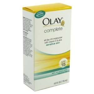 Olay Complete UV Moisturizer SPF#15 Lotion 4 oz. No Fragrance (3 Pack 