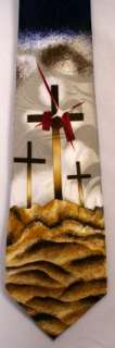   Christian Cross Pastor Neck Tie Necktie Religious Spiritual Gift
