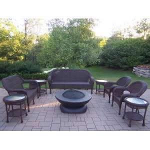  Piece Seating Package with Fire Bowl   Coffee Patio, Lawn & Garden