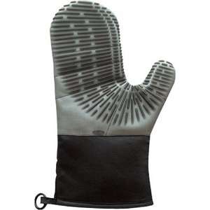   Grips Petite Silicone Oven Mitt with Magnet, Black