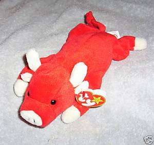 TY BEANIE BABY 1995 SNORT PIG W/TAG (RETIRED)  