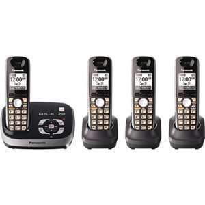  New   Panasonic Cordless with 4 Handsets, ITAD   KX 