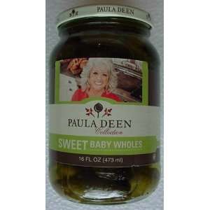 PAULA DEEN Collection SWEET BABY Whole Pickles 16 oz. (Pack of 2)