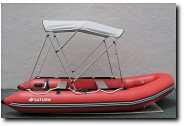 BOW SUN CANOPY BIMINI TOP SHADE FOR BOAT INFLATABLE DINGHY 59 to 67 