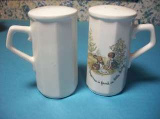 HAPPINESS IS FOUND Holly Hobbie Salt & Pepper Shakers  