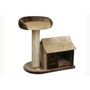   Cat Cottage with Lounging Tower and Scratching Post