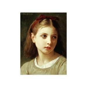  Une Petite Fille by William Adolphe Bouguereau. size 11.5 