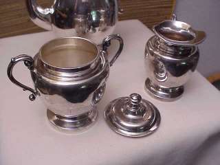 Fabulous VINTAGE SANBORNS Mexican Sterling Silver Tea / coffee Set 