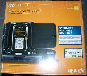 XACT STREAM JOCKEY II SATELLITE RADIO BOOM BOX MODEL XS034 NEW IN BOX 
