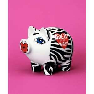  Mini Piggy Bank, Give it to me Piggy, Porcelain Mini Piggy Bank 