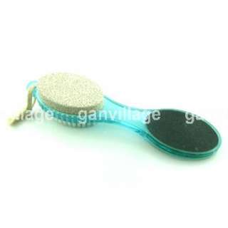 Foot Massage Pumice Stone Scrub Exfoliate Pedicure 4in1  