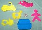 Lot of 6 Different Car Cookie Cutters 1 Truck #162  