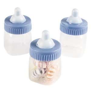  Pastel Blue Baby Bottle Containers (1 dz) Health 