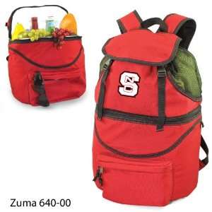   Carolina State Printed Zuma Picnic Backpack Red