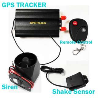   Tracker Tracking Device Alarm+Remote Control+Shake Sensor+Siren  