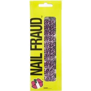  Nail Fraud Nail Polish Strips, Cheetah Girl (Quantity of 4 