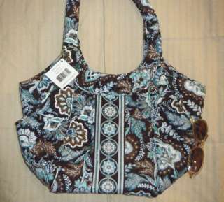 Vera Bradley Side by Side Java Blue NWT shoulder bag  