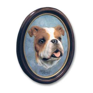 Bulldog Sculptured Three Dimensional Dog Portrait. Home Dog Products 