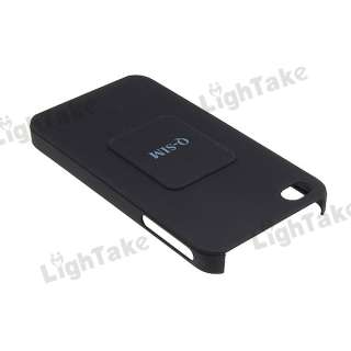 NEW Multi SIM Card Dual SIM Card Adpter Cover for iPhone 4 Black 