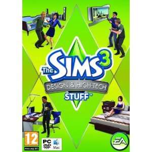 The Sims 3 Design and Hi Tech Stuff PC/Mac DVD NEW  