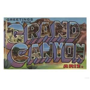   Canyon, Arizona   Large Letter Scenes Premium Poster Print, 12x16