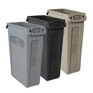  o Rubbermaid o   Waste Container,w/Venting Channel,23 
