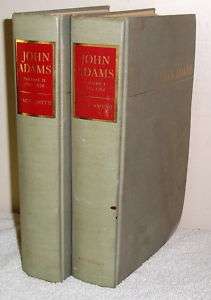 JOHN ADAMS by Page Smith 2 Book HC Set dated 1962 9781597404365  