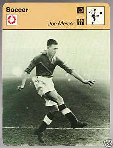 JOE MERCER Soccer 1978 UK SPORTSCASTER CARD 14 24  