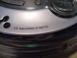 Sony Walkman CD Player Atrac3 Plus  D NE710 with Tunebuds Earphone 