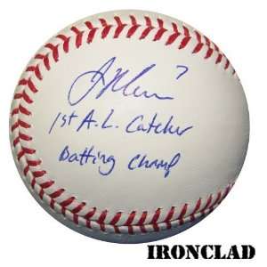 Joe Mauer Autographed Rawlings Official Major League Baseball 