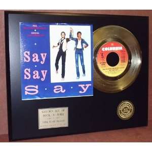  McCartney & Jackson 24kt 45 Gold Record & Original Sleeve 