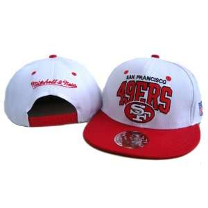   Francisco 49ers Mitchell Ness Red Hat 
