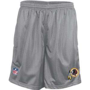  Washington Redskins Grey Coaches Mesh Shorts