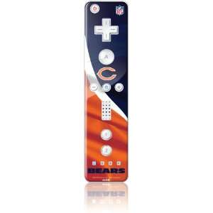   Skinit Chicago Bears Vinyl Skin for Wii Remote Controller Electronics