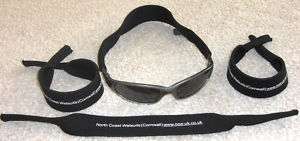 Sunglasses neoprene sports strap band holder grip hold  